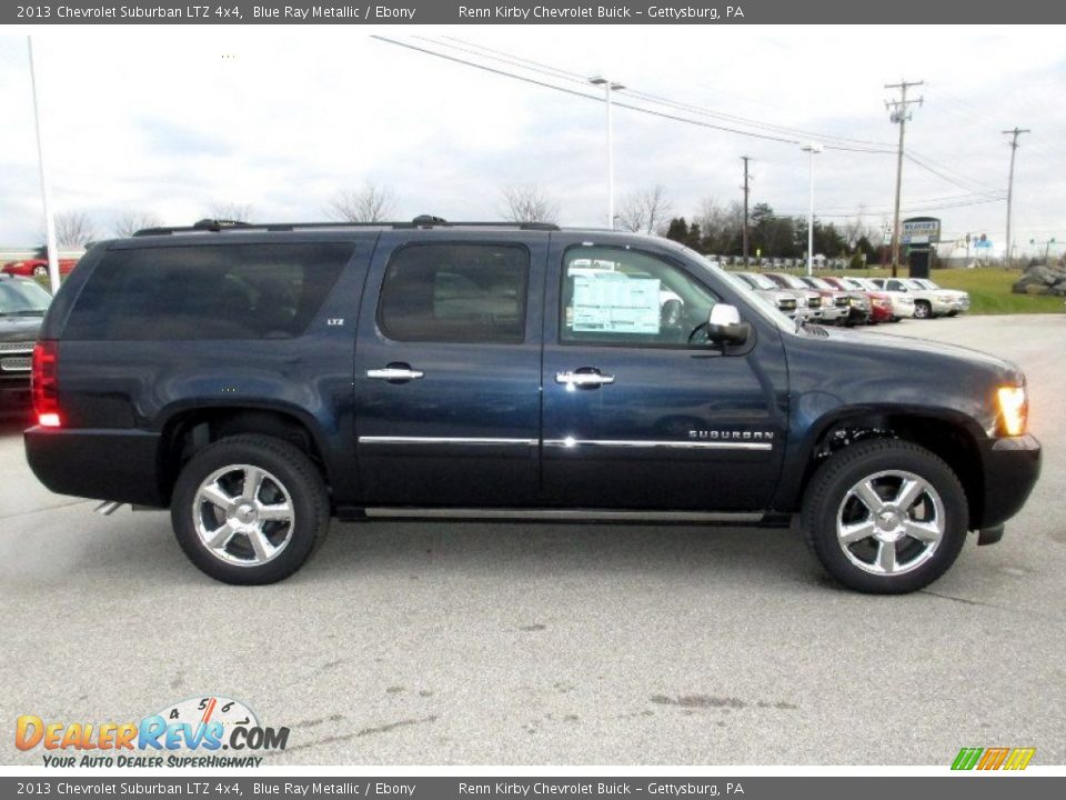 2013 Chevrolet Suburban LTZ 4x4 Blue Ray Metallic / Ebony Photo #3