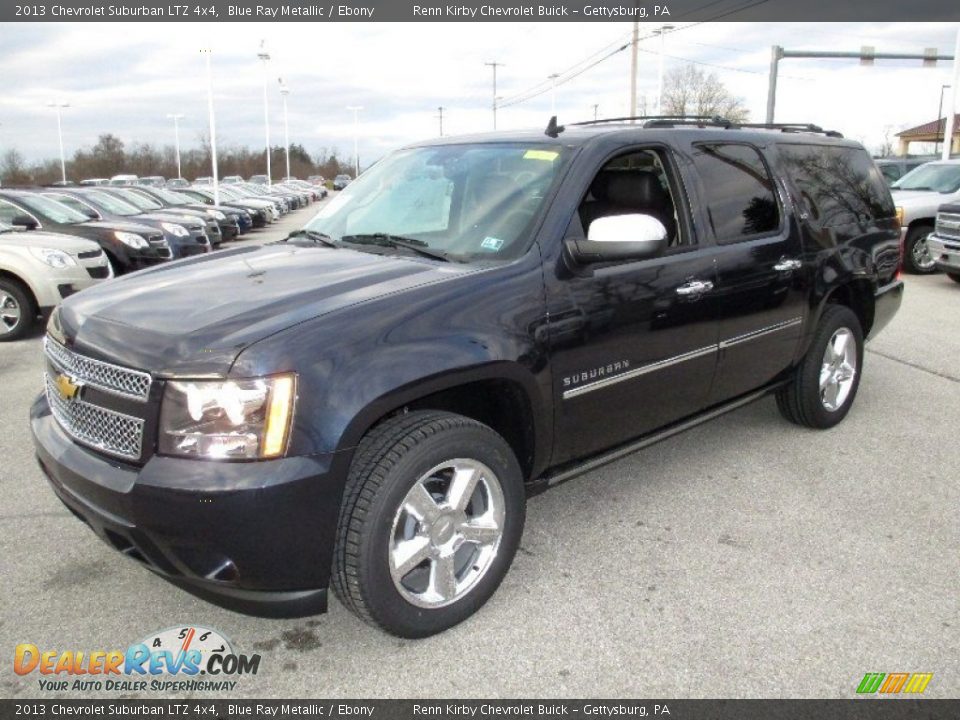 2013 Chevrolet Suburban LTZ 4x4 Blue Ray Metallic / Ebony Photo #10