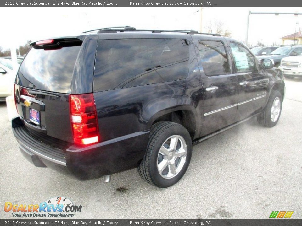 2013 Chevrolet Suburban LTZ 4x4 Blue Ray Metallic / Ebony Photo #11