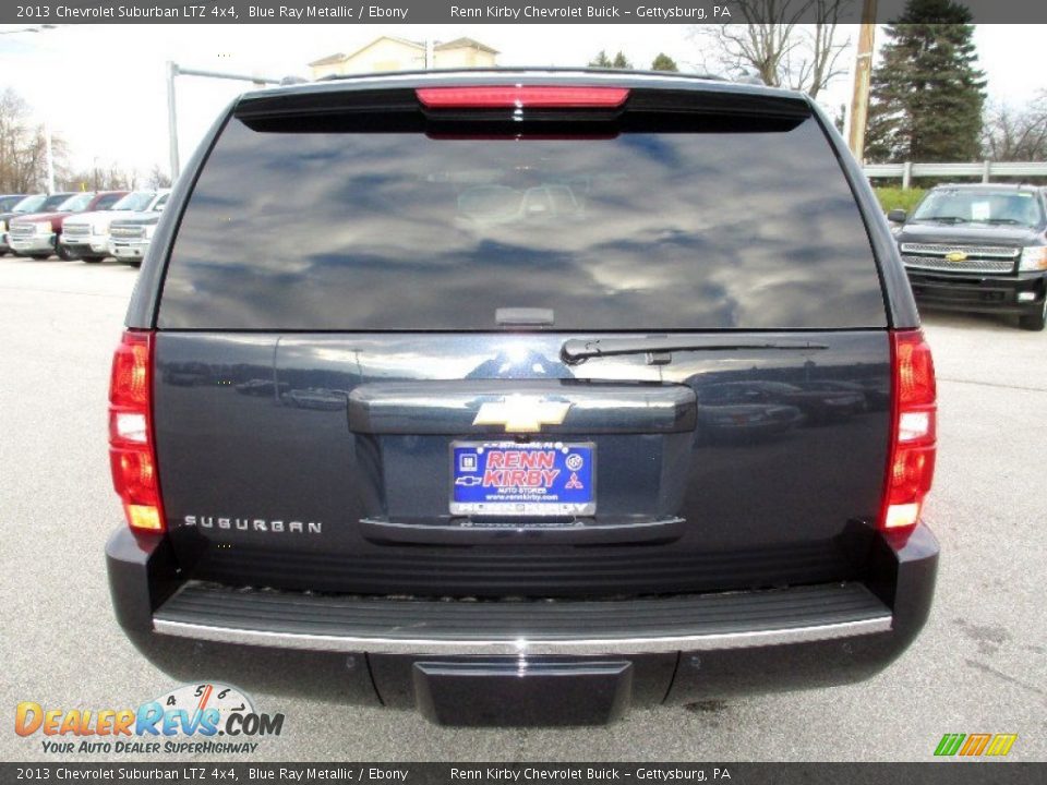 2013 Chevrolet Suburban LTZ 4x4 Blue Ray Metallic / Ebony Photo #13