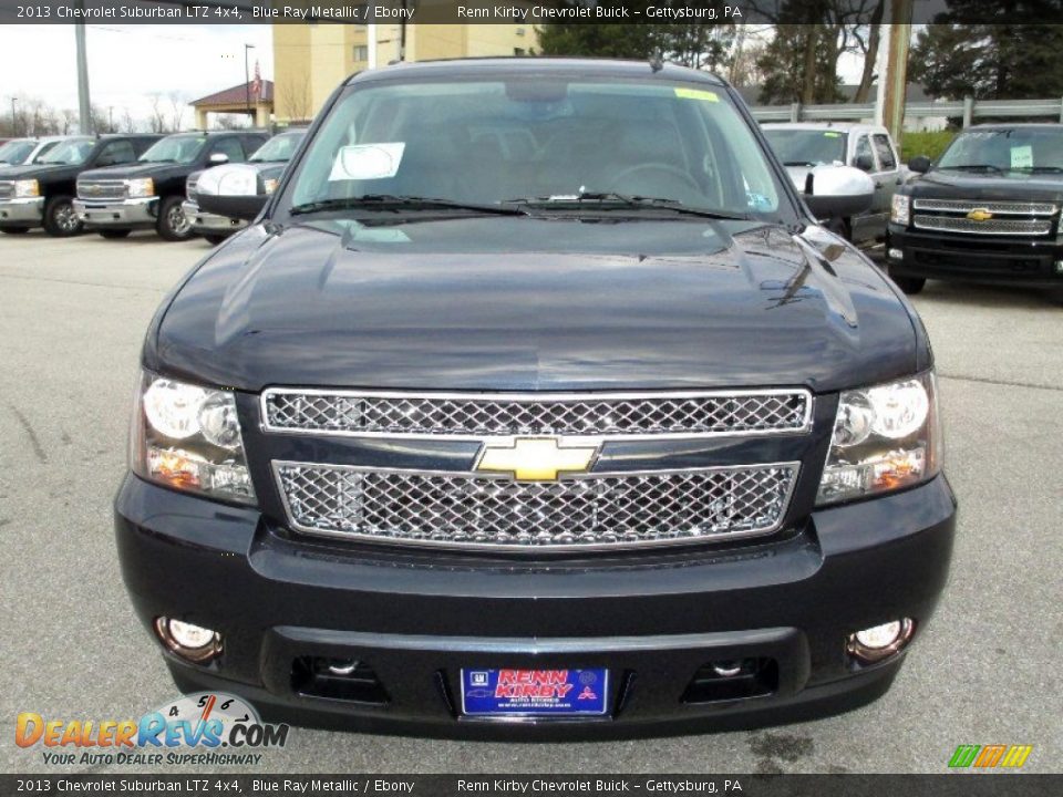 2013 Chevrolet Suburban LTZ 4x4 Blue Ray Metallic / Ebony Photo #15