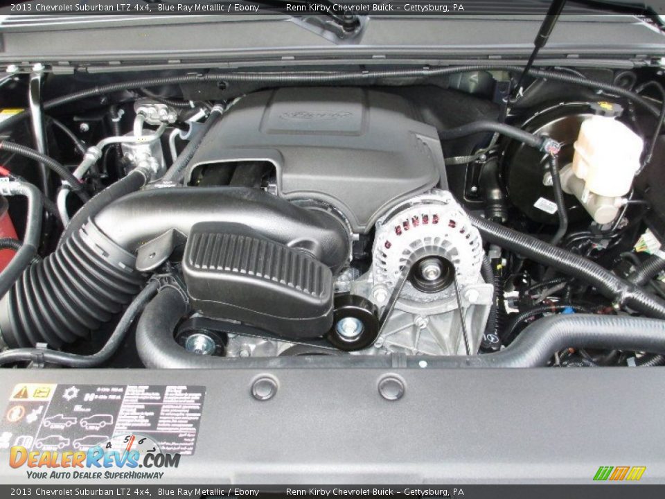 2013 Chevrolet Suburban LTZ 4x4 Blue Ray Metallic / Ebony Photo #17