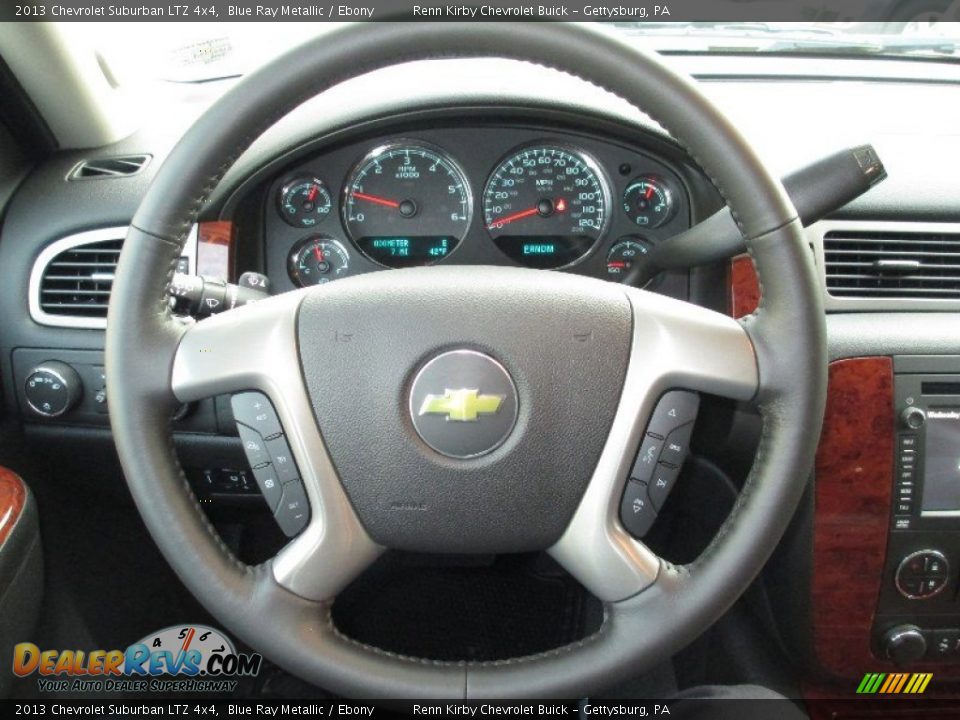 2013 Chevrolet Suburban LTZ 4x4 Blue Ray Metallic / Ebony Photo #23