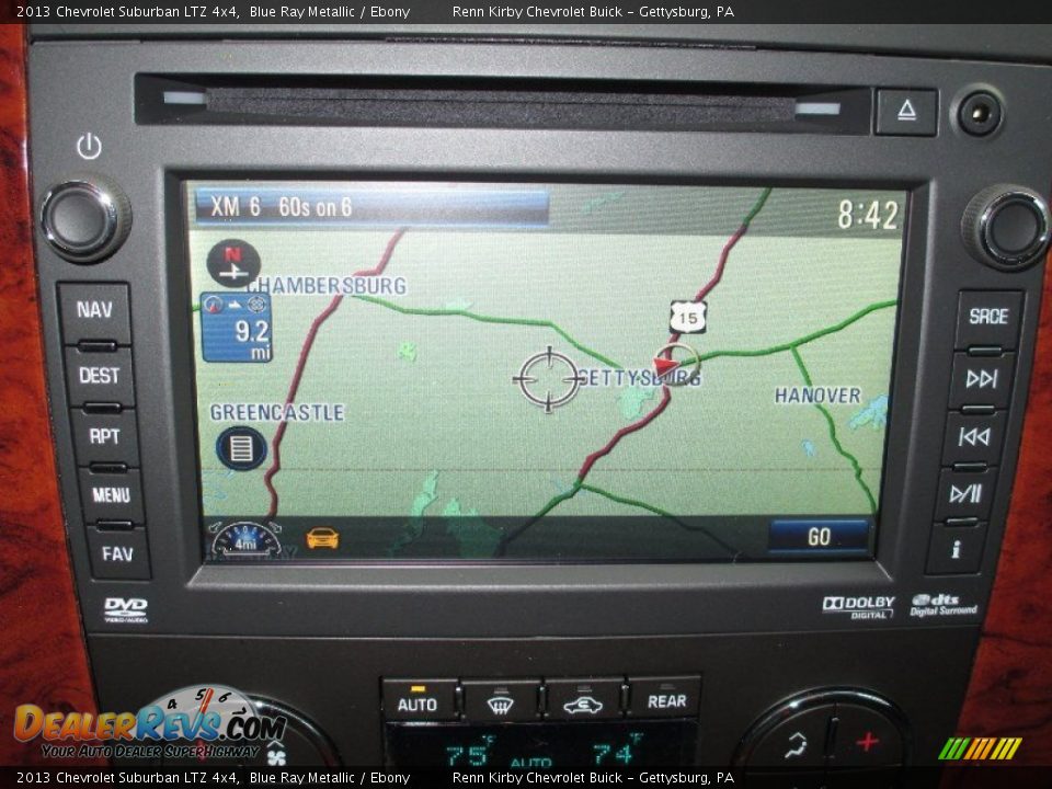 2013 Chevrolet Suburban LTZ 4x4 Blue Ray Metallic / Ebony Photo #31