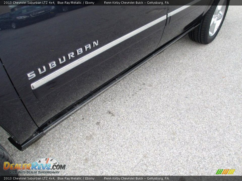 2013 Chevrolet Suburban LTZ 4x4 Blue Ray Metallic / Ebony Photo #36