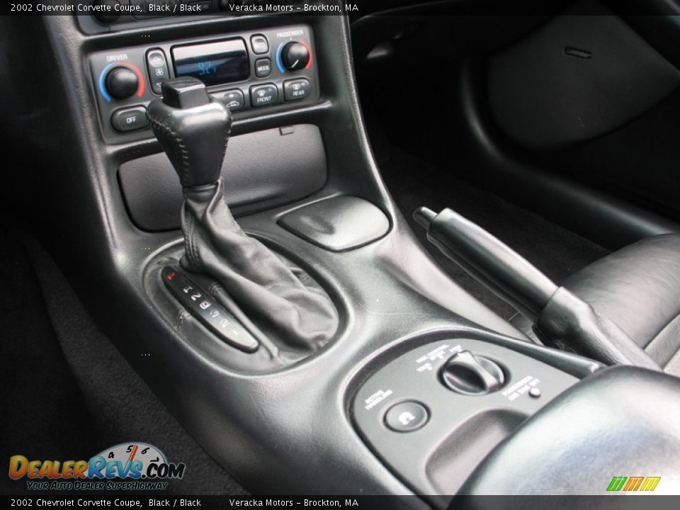 2002 Chevrolet Corvette Coupe Black / Black Photo #19