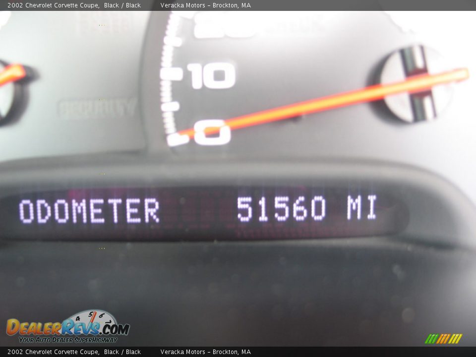 2002 Chevrolet Corvette Coupe Black / Black Photo #21
