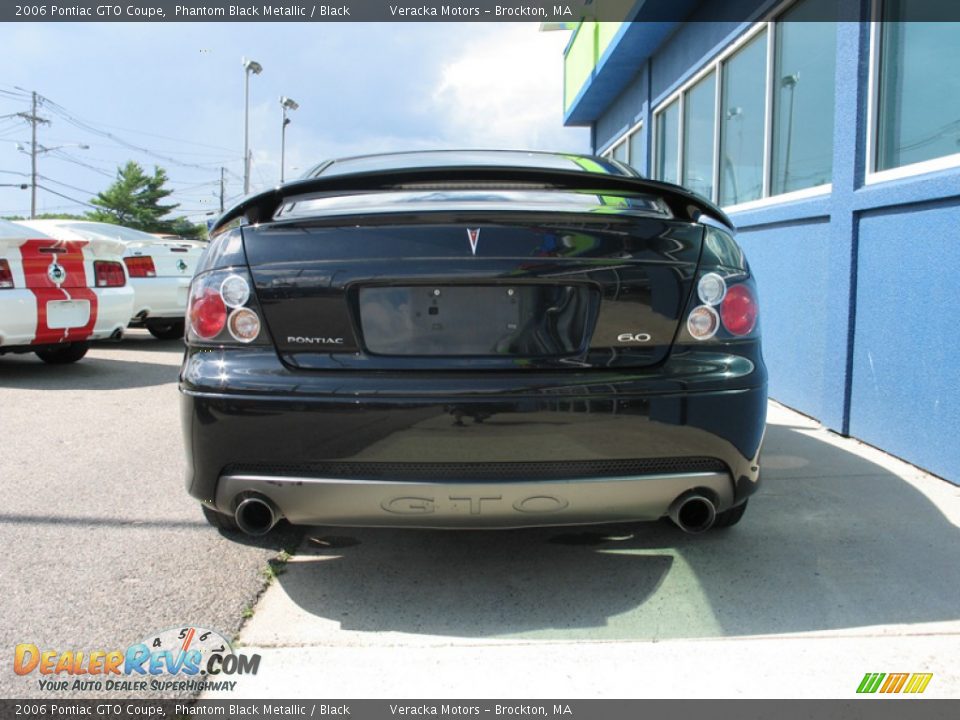 2006 Pontiac GTO Coupe Phantom Black Metallic / Black Photo #4
