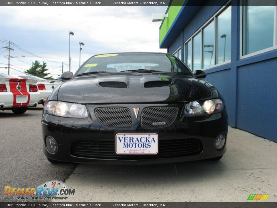 2006 Pontiac GTO Coupe Phantom Black Metallic / Black Photo #5