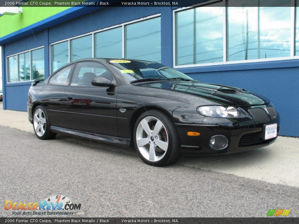 2006 Pontiac GTO Coupe Phantom Black Metallic / Black Photo #6