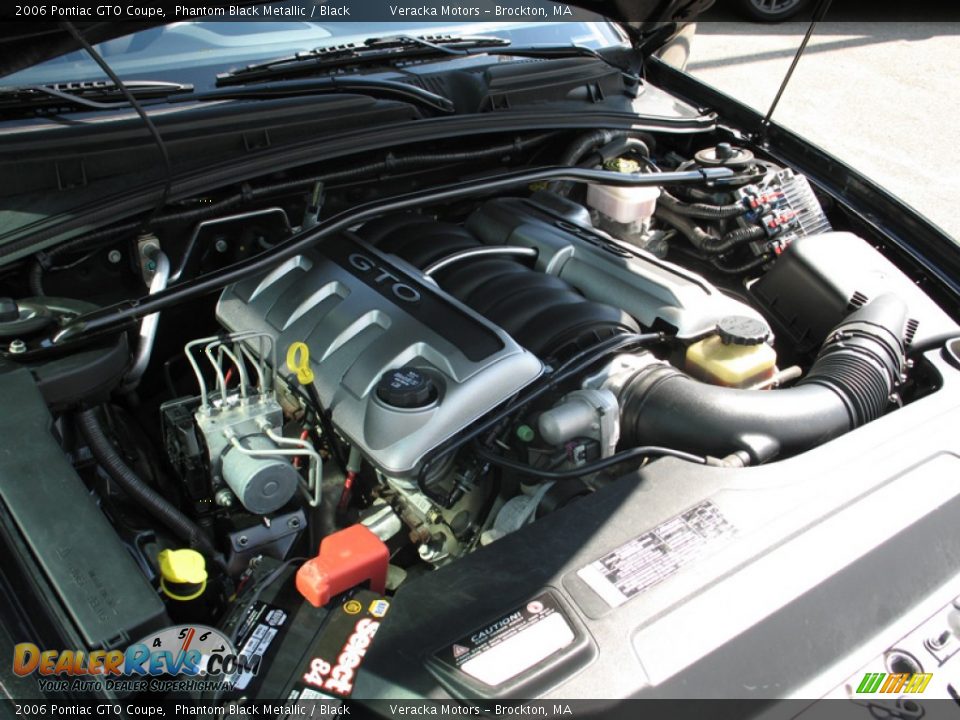 2006 Pontiac GTO Coupe 6.0 Liter OHV 16 Valve LS2 V8 Engine Photo #9