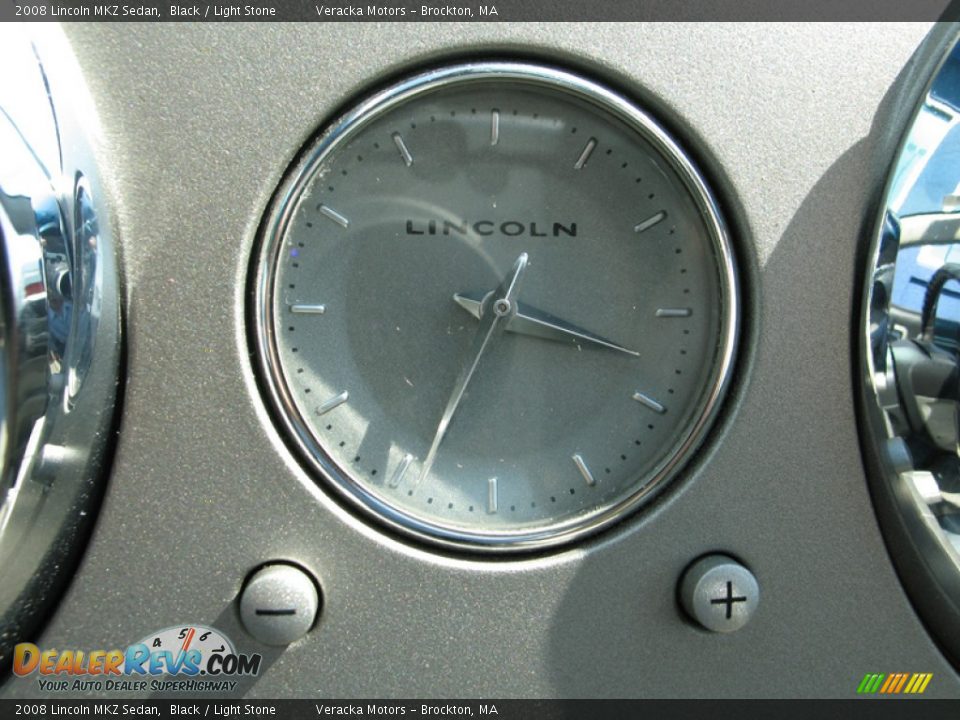 2008 Lincoln MKZ Sedan Black / Light Stone Photo #23