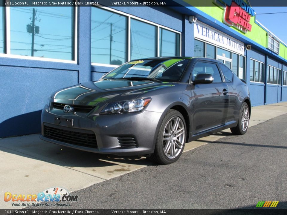 2011 Scion tC Magnetic Gray Metallic / Dark Charcoal Photo #1