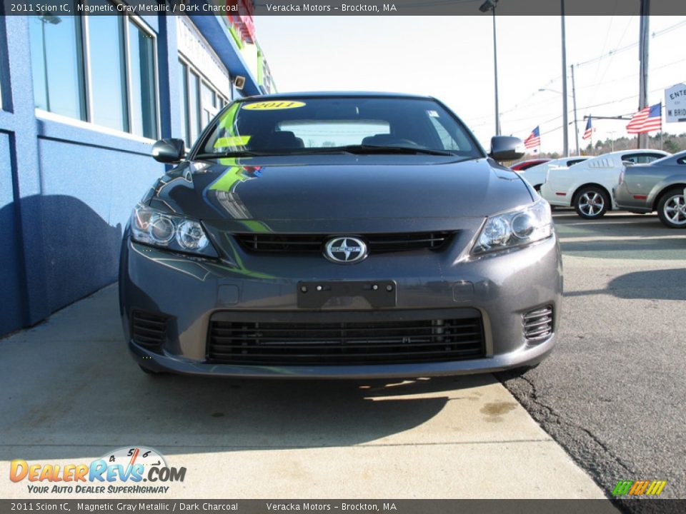 2011 Scion tC Magnetic Gray Metallic / Dark Charcoal Photo #5