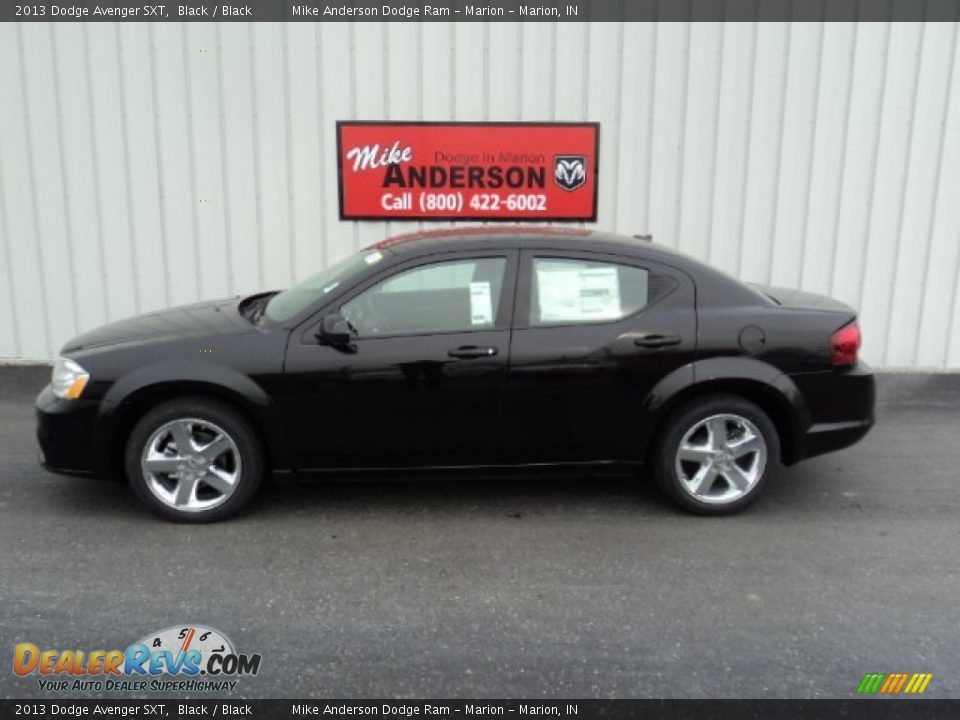 2013 Dodge Avenger SXT Black / Black Photo #1