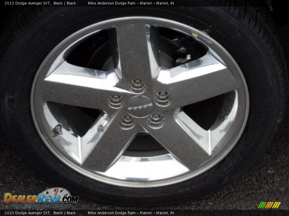 2013 Dodge Avenger SXT Black / Black Photo #5