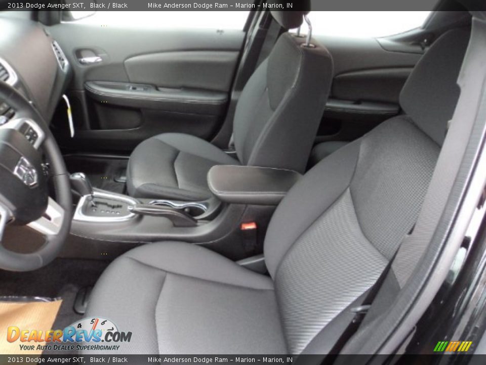 2013 Dodge Avenger SXT Black / Black Photo #10