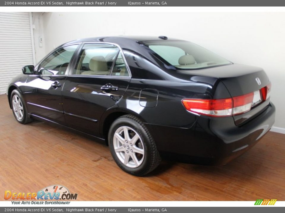 2004 Honda Accord EX V6 Sedan Nighthawk Black Pearl / Ivory Photo #3