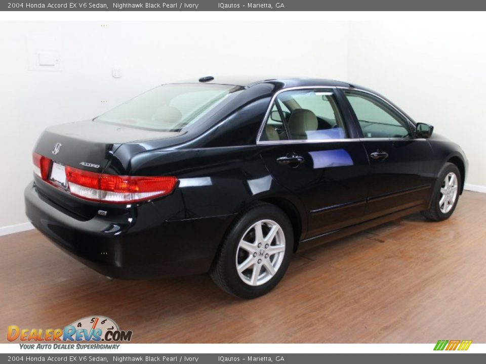 2004 Honda Accord EX V6 Sedan Nighthawk Black Pearl / Ivory Photo #4