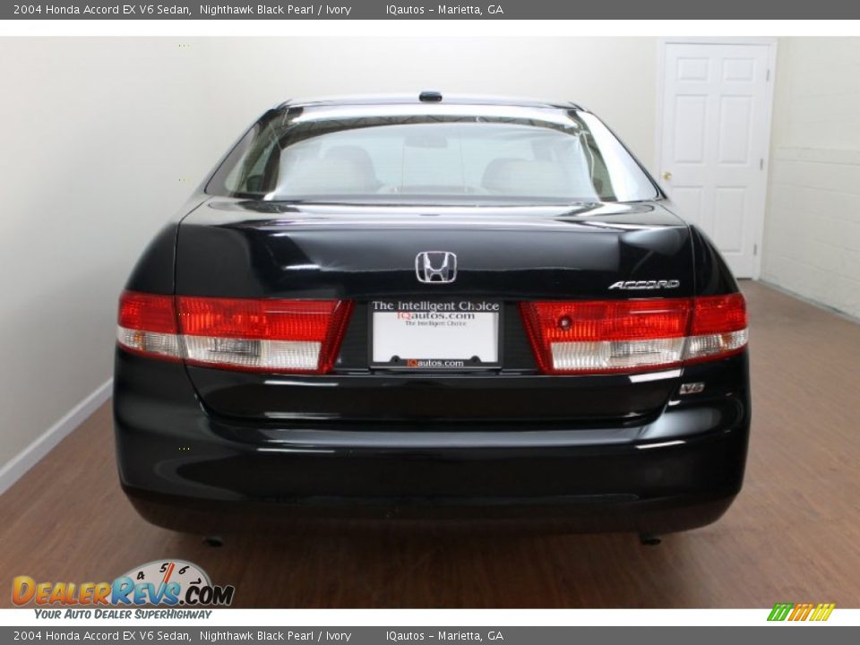 2004 Honda Accord EX V6 Sedan Nighthawk Black Pearl / Ivory Photo #5