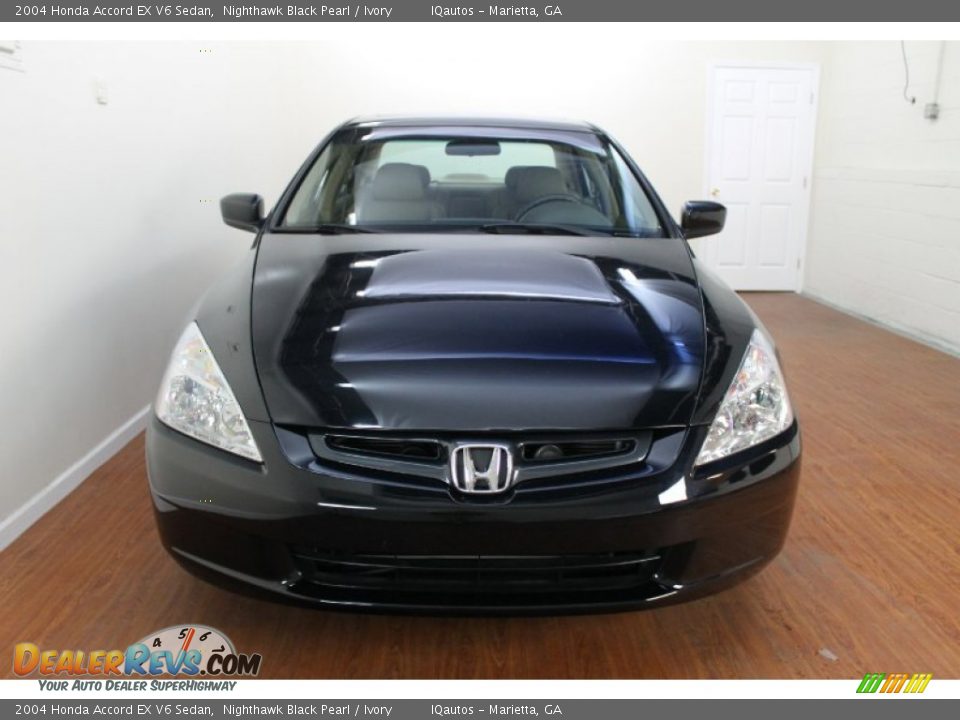 2004 Honda Accord EX V6 Sedan Nighthawk Black Pearl / Ivory Photo #6