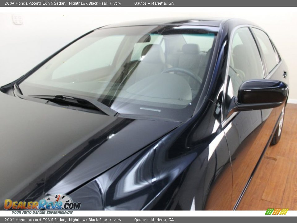 2004 Honda Accord EX V6 Sedan Nighthawk Black Pearl / Ivory Photo #8