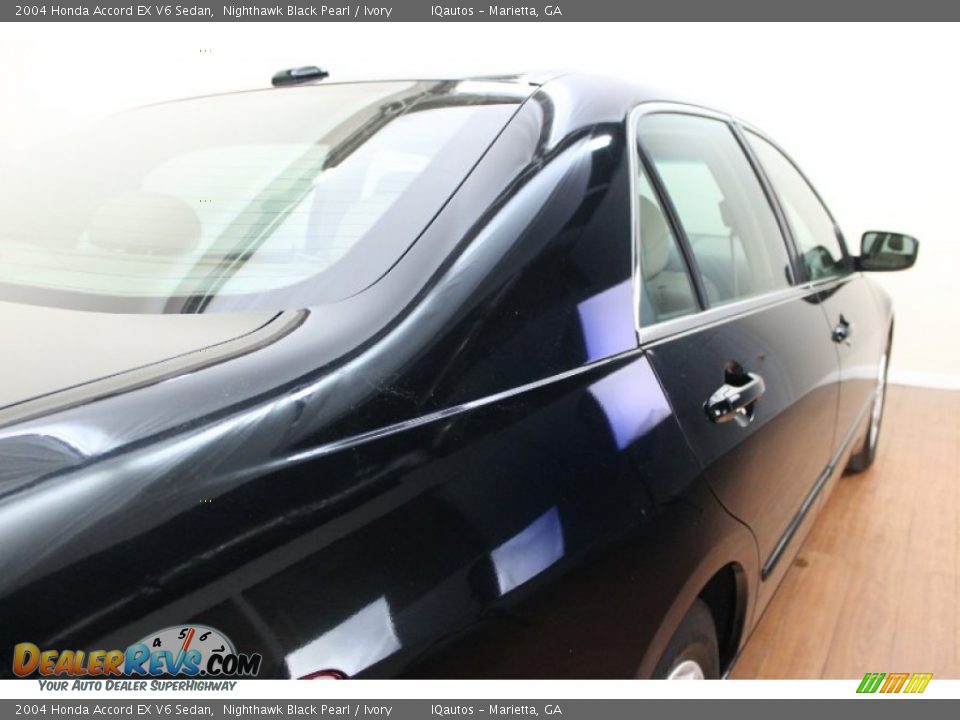 2004 Honda Accord EX V6 Sedan Nighthawk Black Pearl / Ivory Photo #10