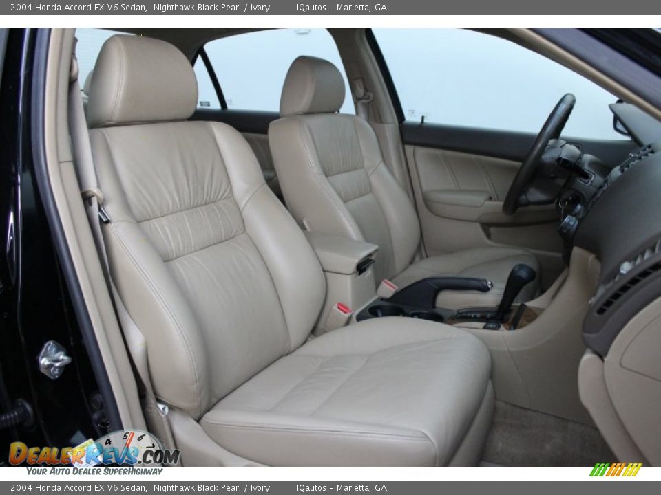 2004 Honda Accord EX V6 Sedan Nighthawk Black Pearl / Ivory Photo #16