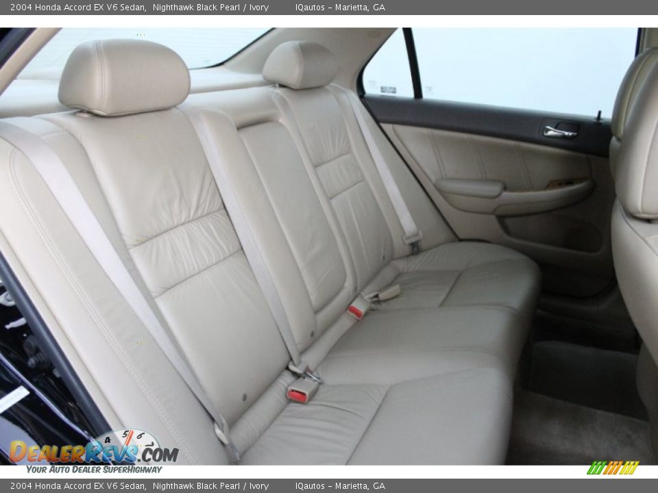 2004 Honda Accord EX V6 Sedan Nighthawk Black Pearl / Ivory Photo #18
