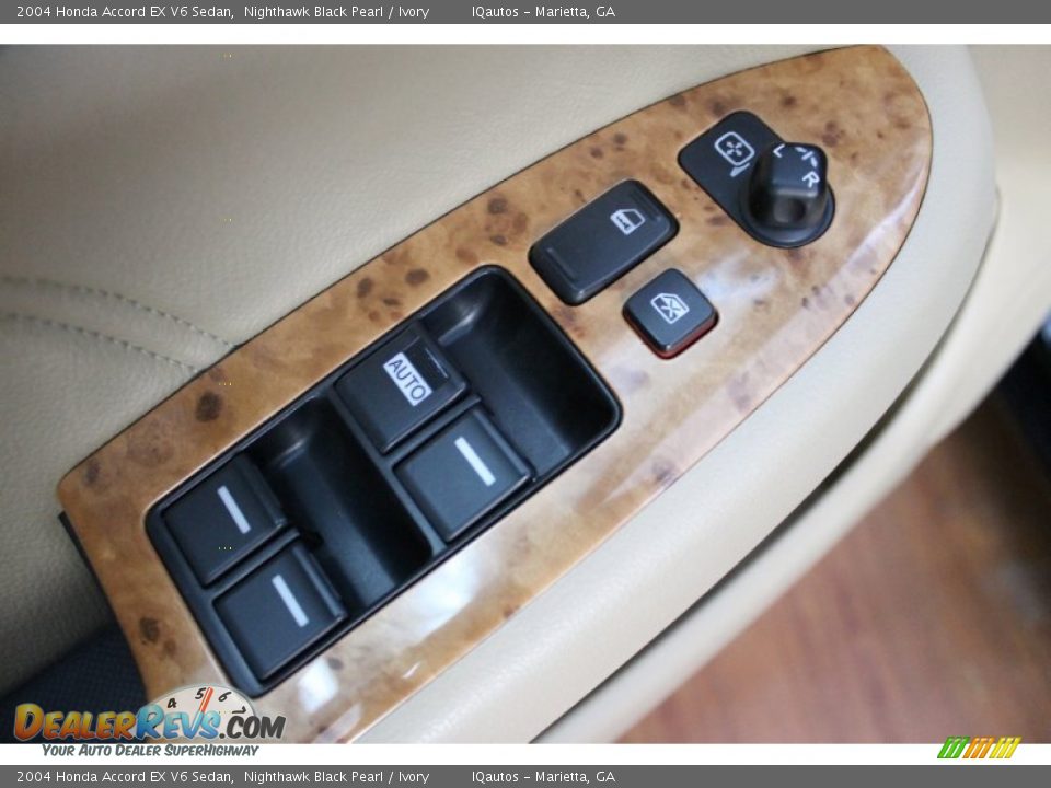 2004 Honda Accord EX V6 Sedan Nighthawk Black Pearl / Ivory Photo #27