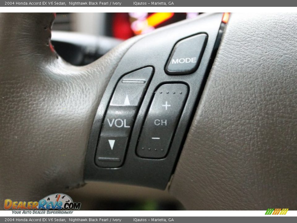 2004 Honda Accord EX V6 Sedan Nighthawk Black Pearl / Ivory Photo #29