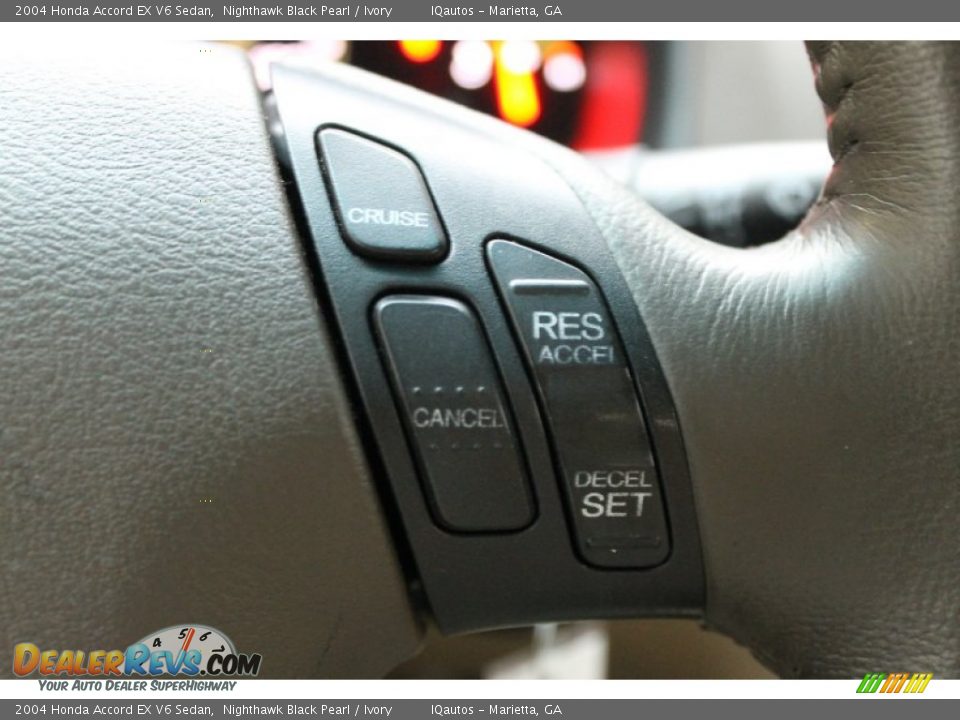 2004 Honda Accord EX V6 Sedan Nighthawk Black Pearl / Ivory Photo #30