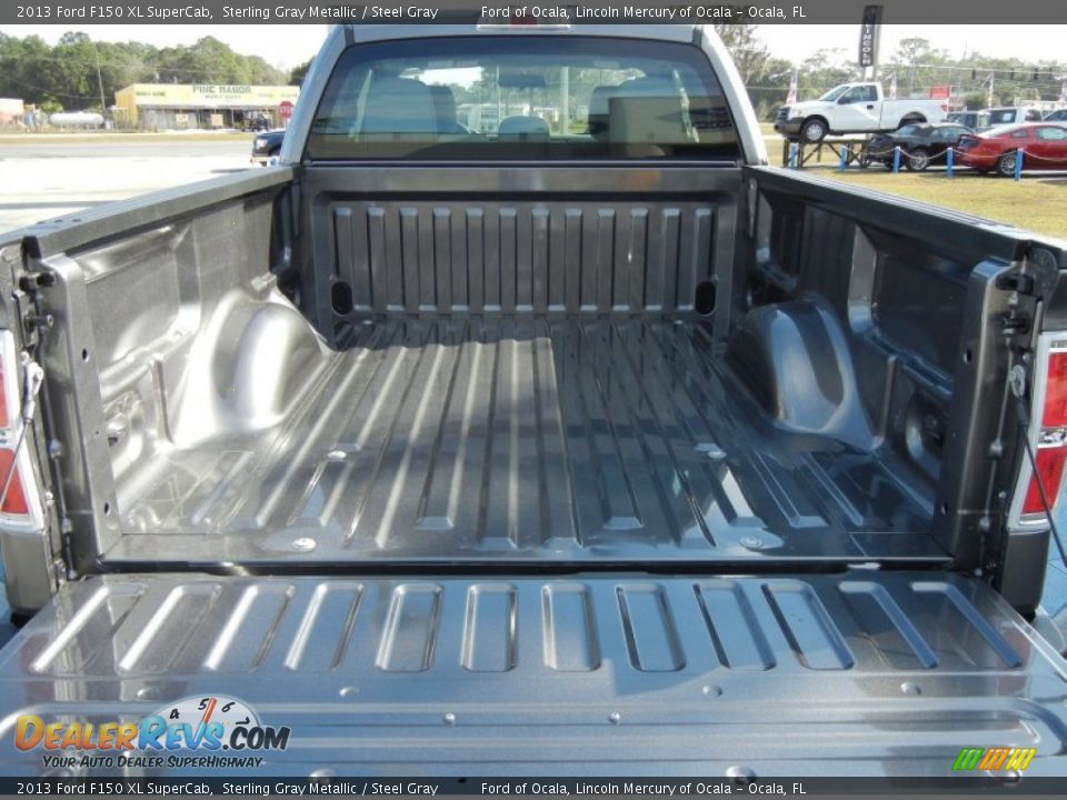 2013 Ford F150 XL SuperCab Sterling Gray Metallic / Steel Gray Photo #4