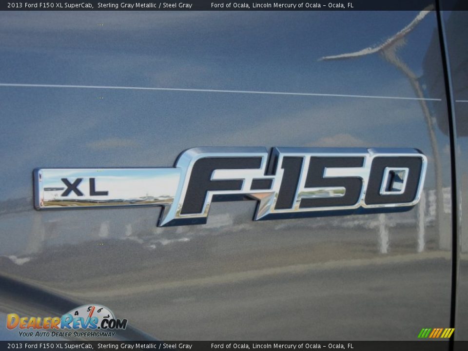 2013 Ford F150 XL SuperCab Sterling Gray Metallic / Steel Gray Photo #5