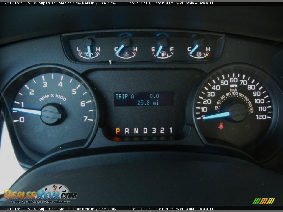 2013 Ford F150 XL SuperCab Sterling Gray Metallic / Steel Gray Photo #9