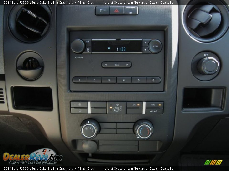 2013 Ford F150 XL SuperCab Sterling Gray Metallic / Steel Gray Photo #10
