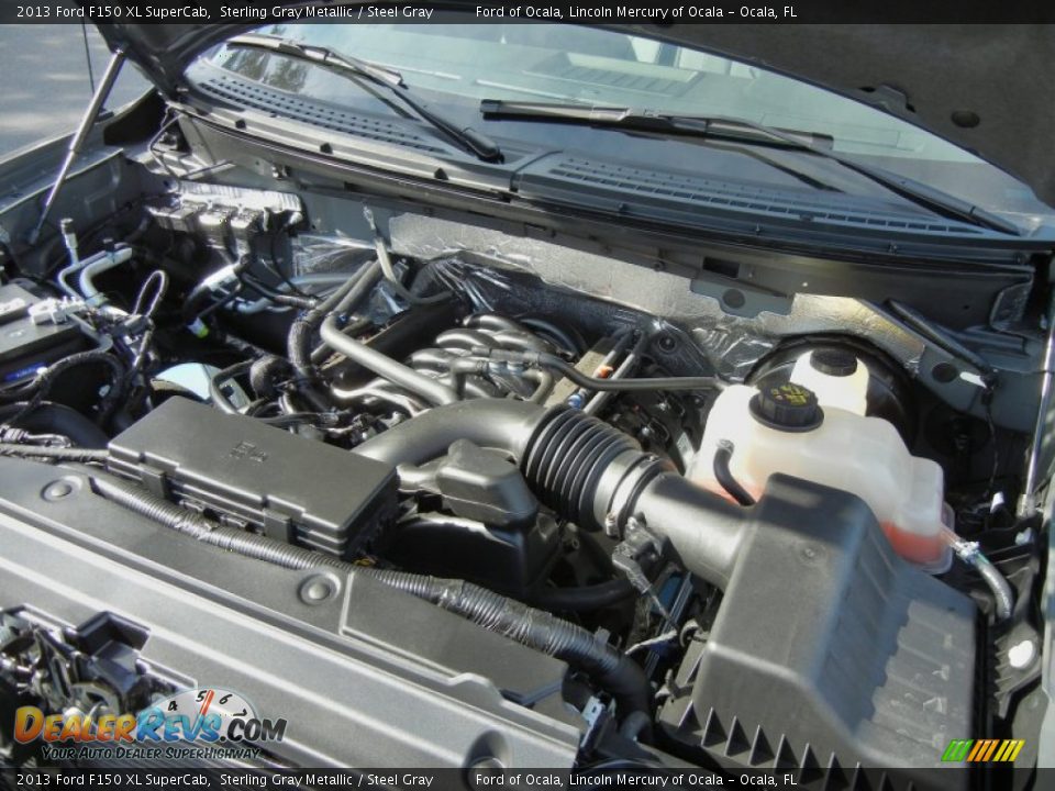 2013 Ford F150 XL SuperCab Sterling Gray Metallic / Steel Gray Photo #11