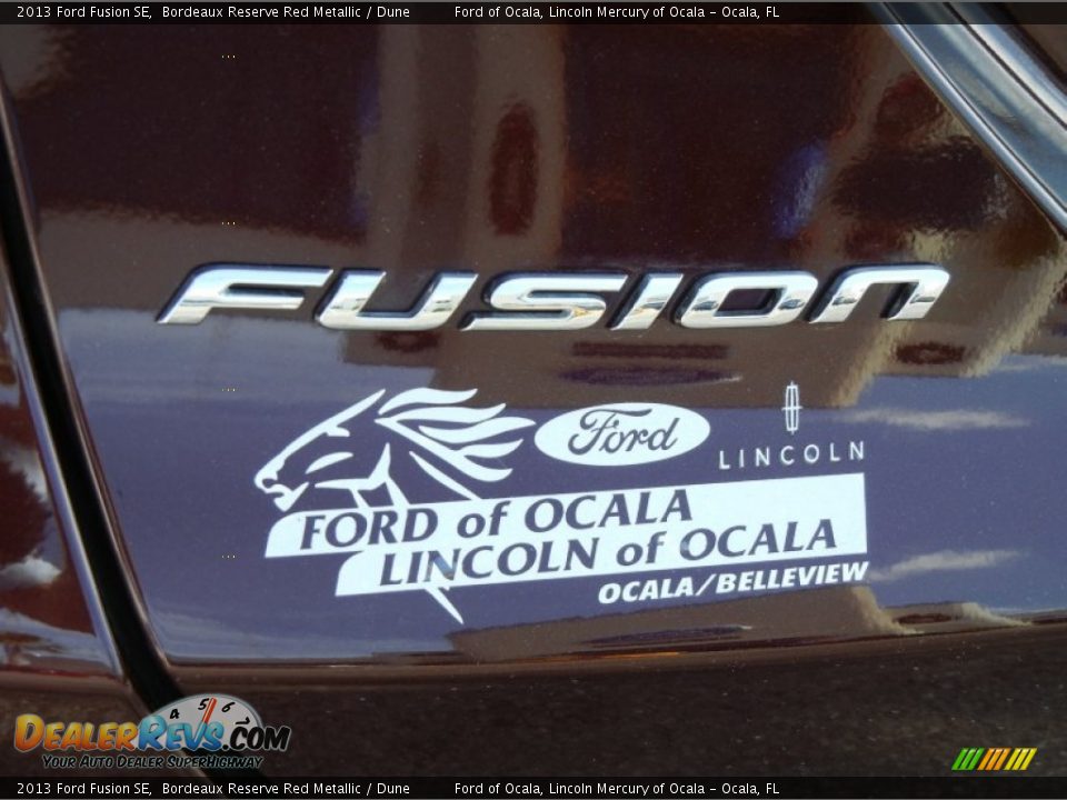 2013 Ford Fusion SE Bordeaux Reserve Red Metallic / Dune Photo #4