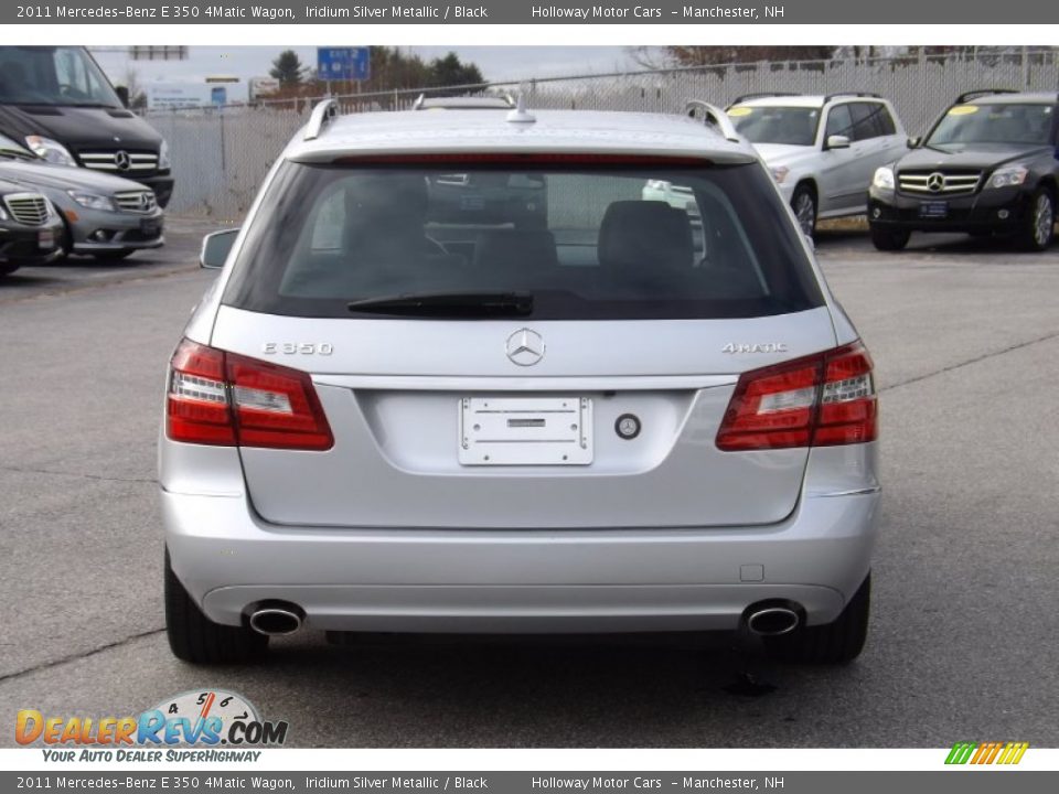 2011 Mercedes-Benz E 350 4Matic Wagon Iridium Silver Metallic / Black Photo #4
