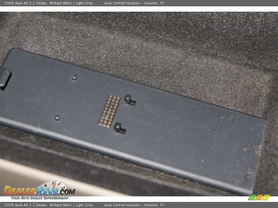 2008 Audi A6 3.2 Sedan Brilliant Black / Light Grey Photo #23