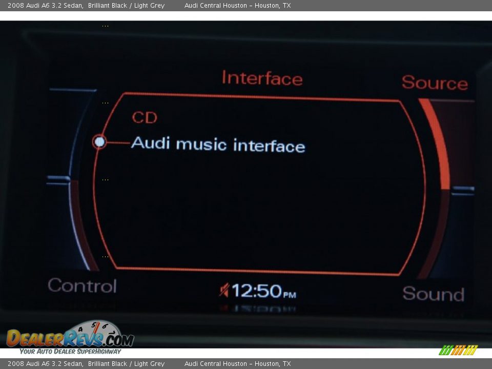 2008 Audi A6 3.2 Sedan Brilliant Black / Light Grey Photo #28