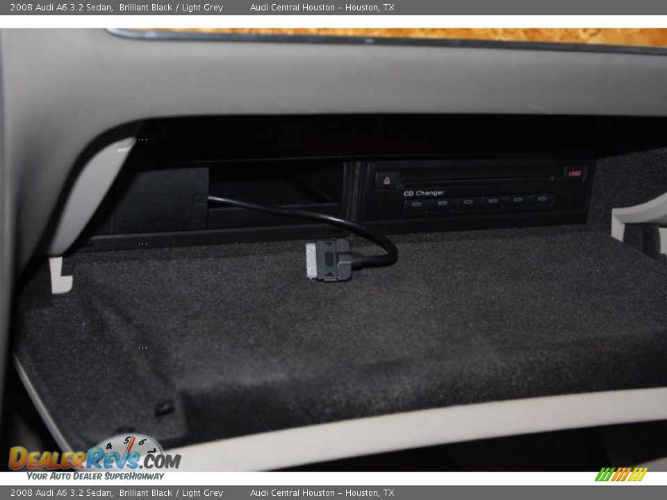 2008 Audi A6 3.2 Sedan Brilliant Black / Light Grey Photo #31