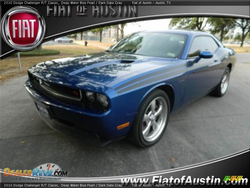 2010 Dodge Challenger R/T Classic Deep Water Blue Pearl / Dark Slate Gray Photo #1