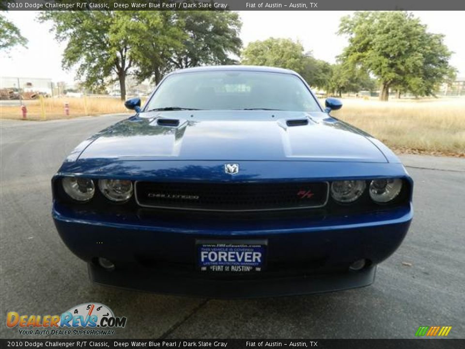 2010 Dodge Challenger R/T Classic Deep Water Blue Pearl / Dark Slate Gray Photo #2