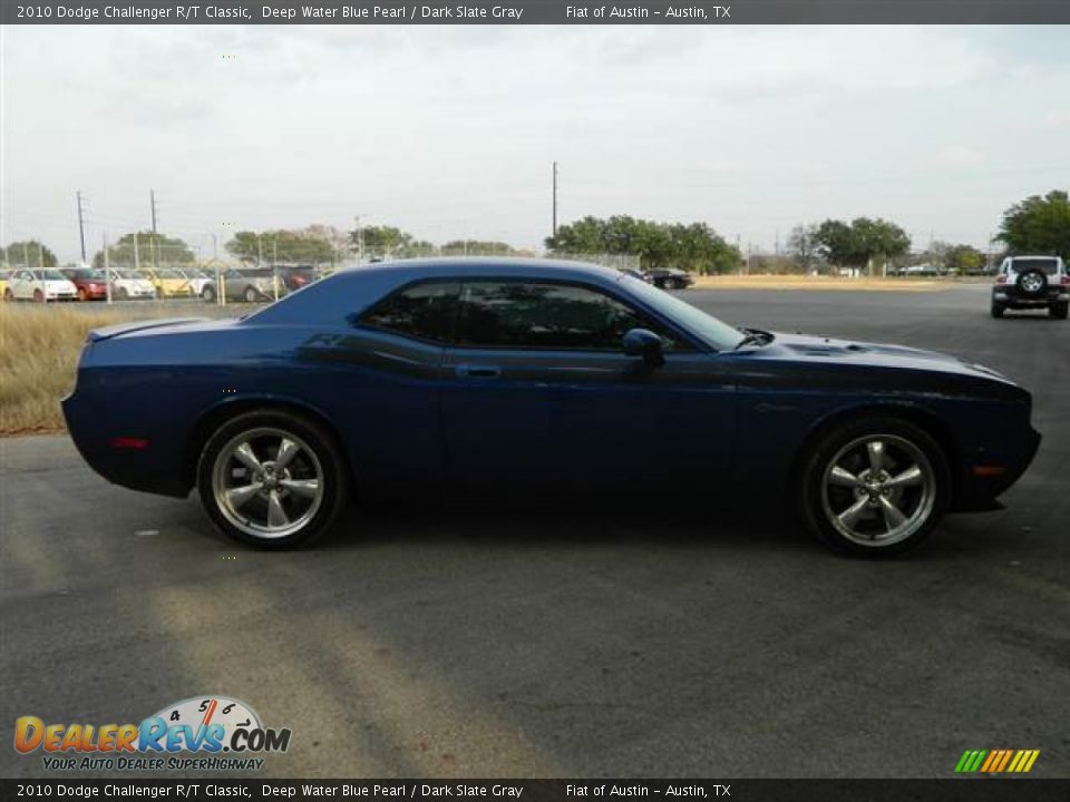 2010 Dodge Challenger R/T Classic Deep Water Blue Pearl / Dark Slate Gray Photo #4