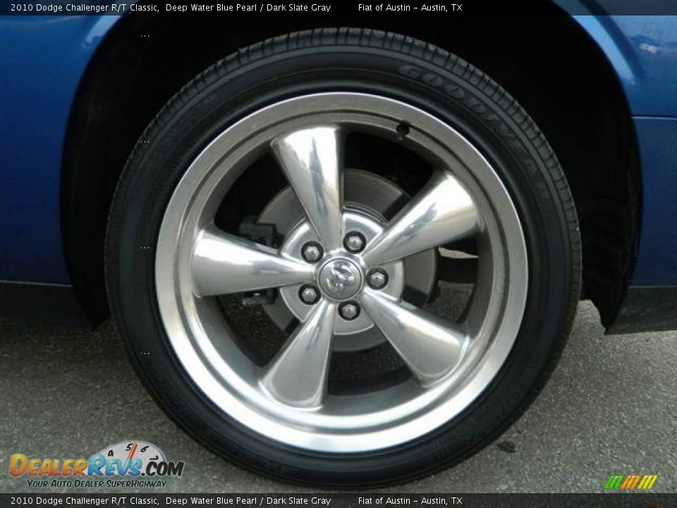2010 Dodge Challenger R/T Classic Deep Water Blue Pearl / Dark Slate Gray Photo #9