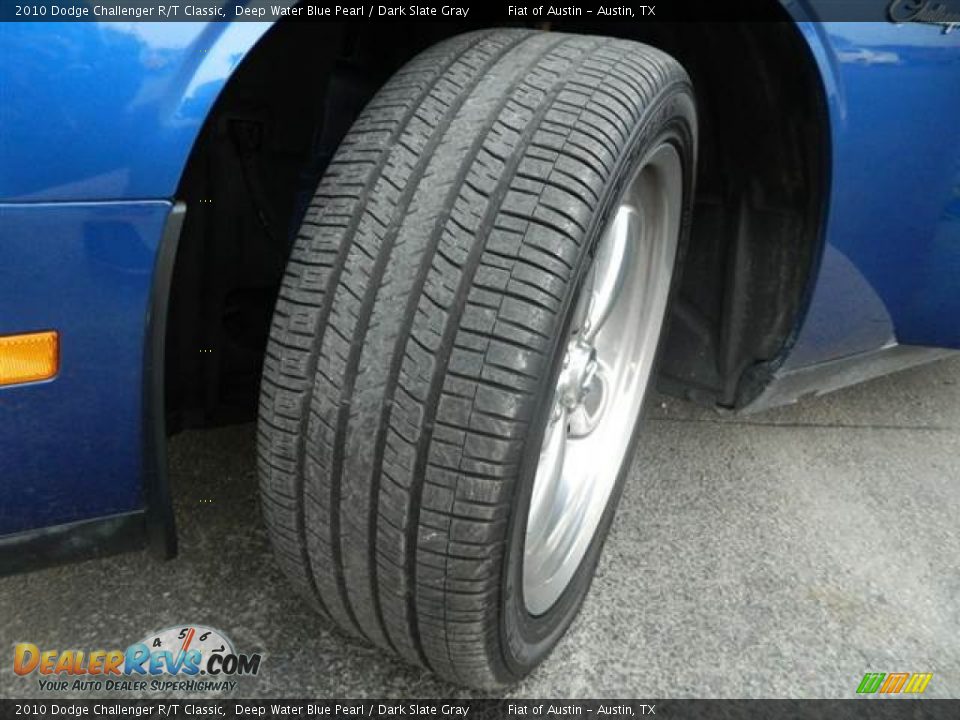 2010 Dodge Challenger R/T Classic Deep Water Blue Pearl / Dark Slate Gray Photo #10