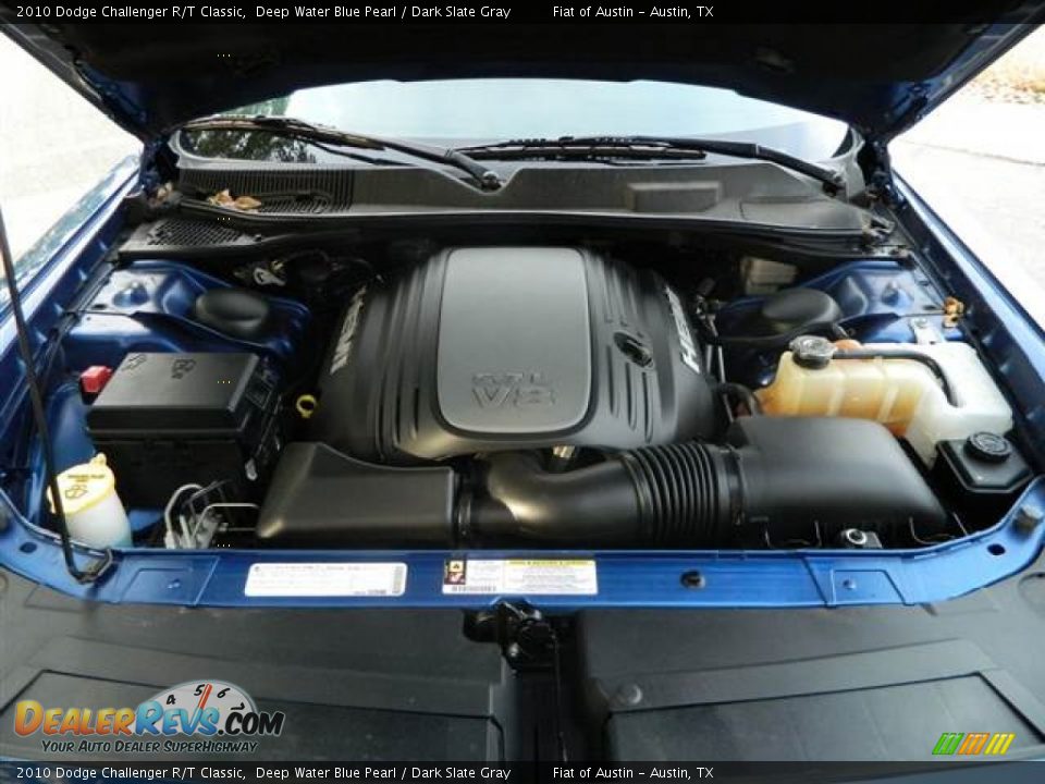 2010 Dodge Challenger R/T Classic Deep Water Blue Pearl / Dark Slate Gray Photo #11