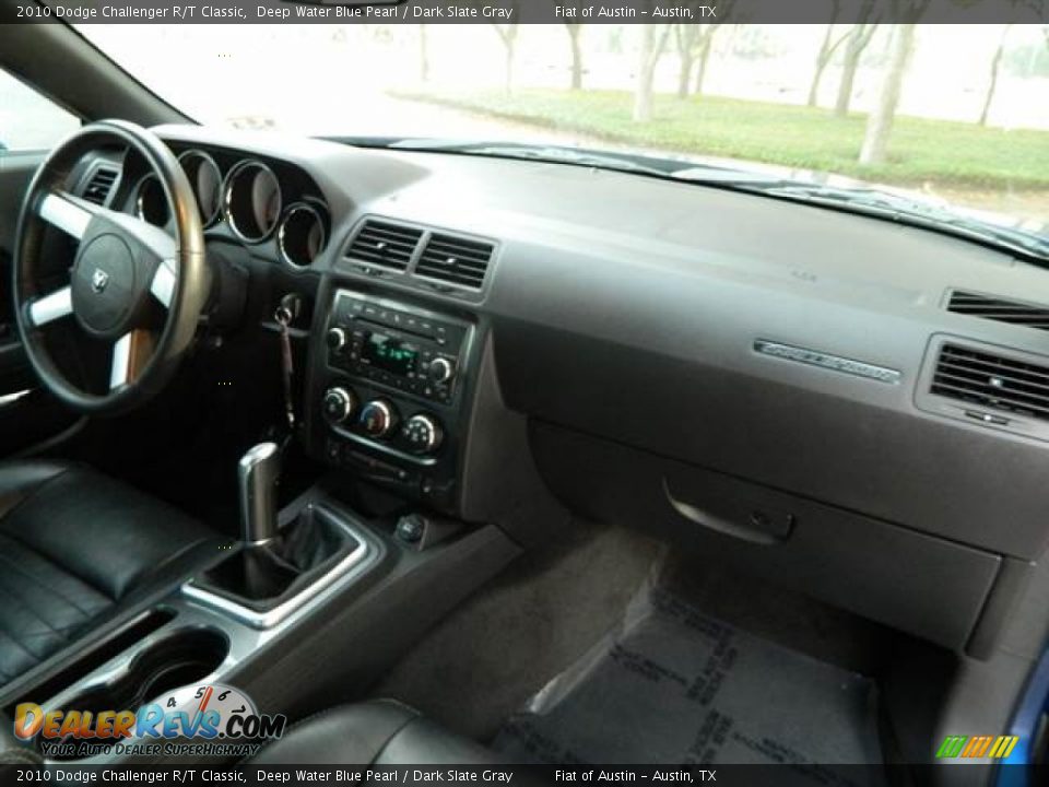 2010 Dodge Challenger R/T Classic Deep Water Blue Pearl / Dark Slate Gray Photo #13