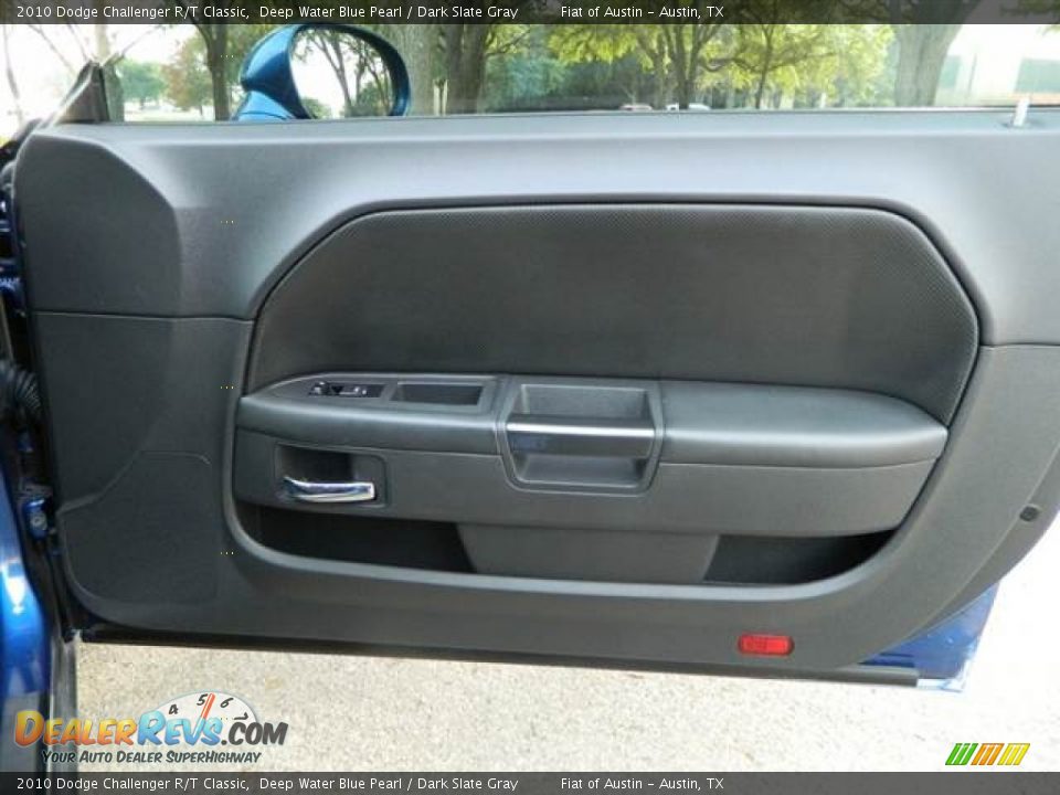 2010 Dodge Challenger R/T Classic Deep Water Blue Pearl / Dark Slate Gray Photo #14
